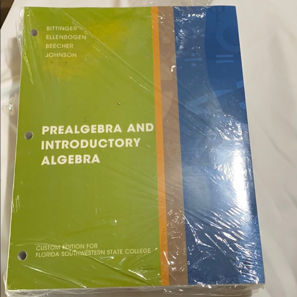 Prealgebra and introductory algebra book
